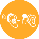 Highlighted image indicating wearing of both hearing aid(s) and cochlear implant(s)
