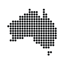 Stylised map of Australia